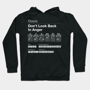 Guitar Chords - Oasis - Don't Look Back In Anger Hoodie